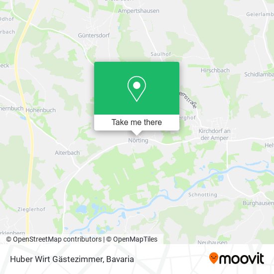 Huber Wirt Gästezimmer map