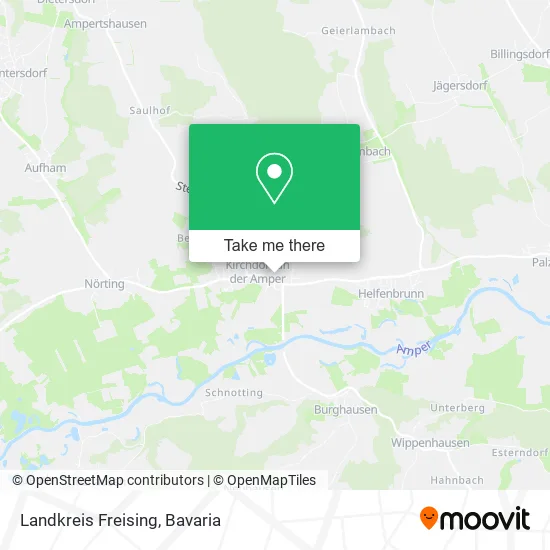 Карта Landkreis Freising