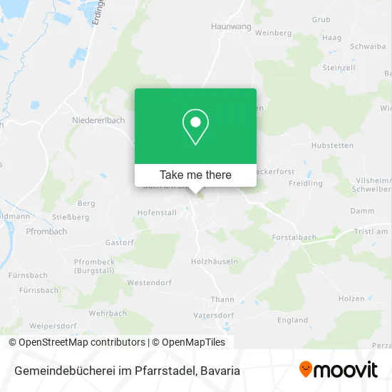 Карта Gemeindebücherei im Pfarrstadel