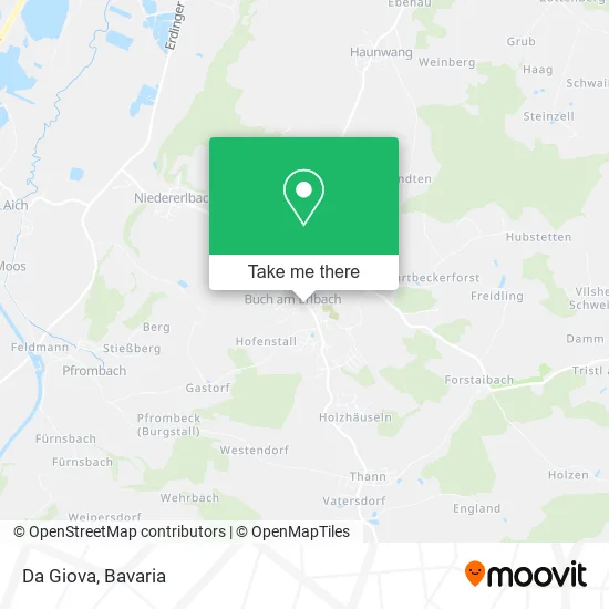 Карта Da Giova