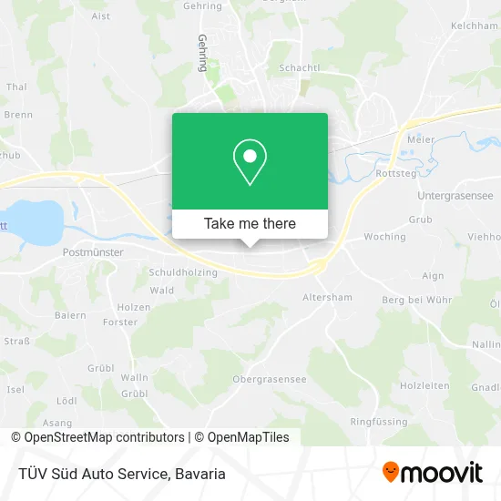 TÜV Süd Auto Service map
