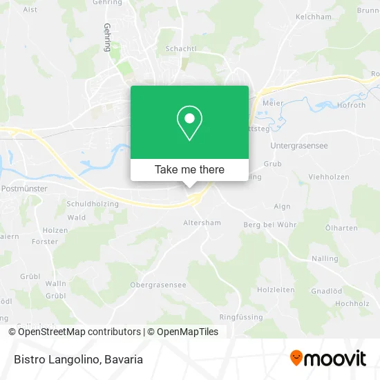 Карта Bistro Langolino