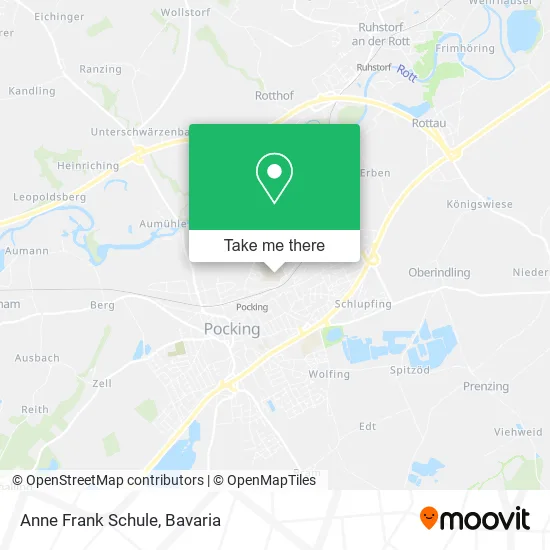 Anne Frank Schule map