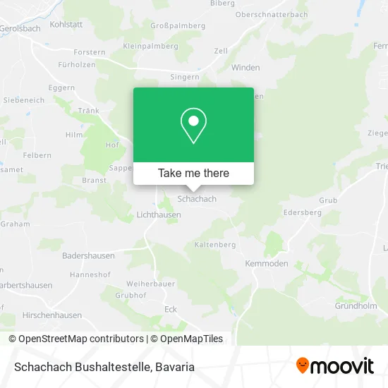 Карта Schachach Bushaltestelle
