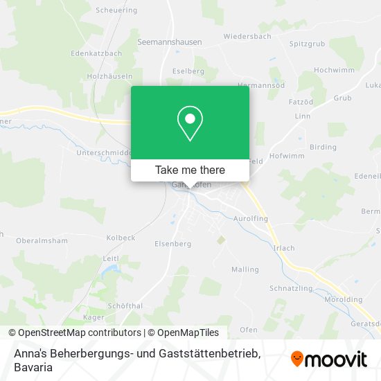 Anna's Beherbergungs- und Gaststättenbetrieb map