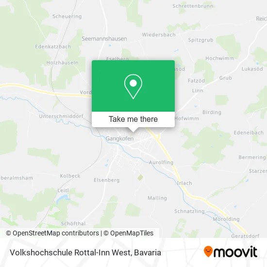 Карта Volkshochschule Rottal-Inn West