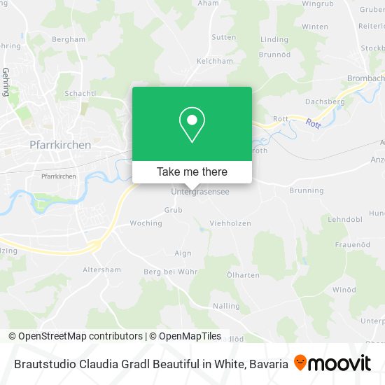 Brautstudio Claudia Gradl Beautiful in White map