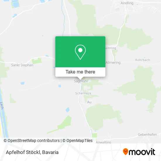 Карта Apfelhof Stöckl