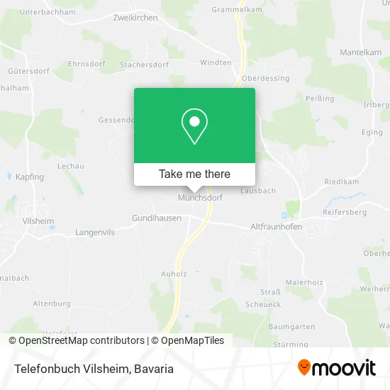 Карта Telefonbuch Vilsheim