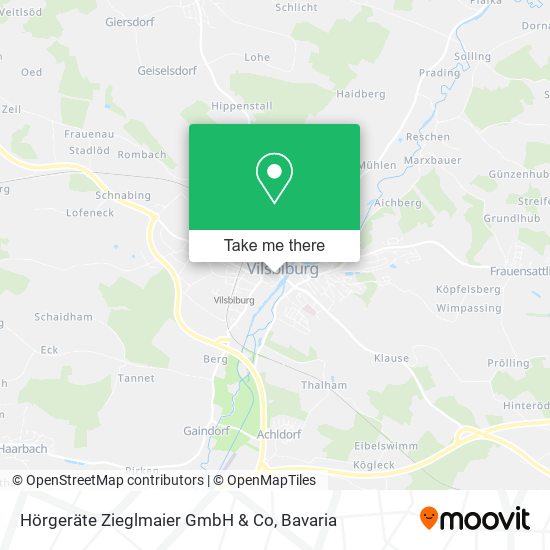 Hörgeräte Zieglmaier GmbH & Co map