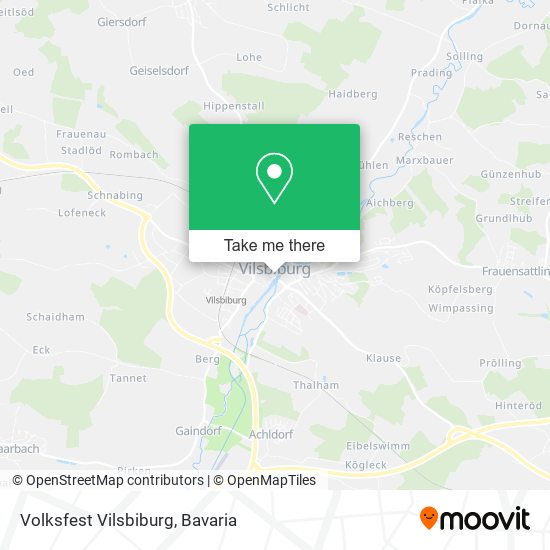 Volksfest Vilsbiburg map