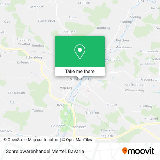 Schreibwarenhandel Mertel map