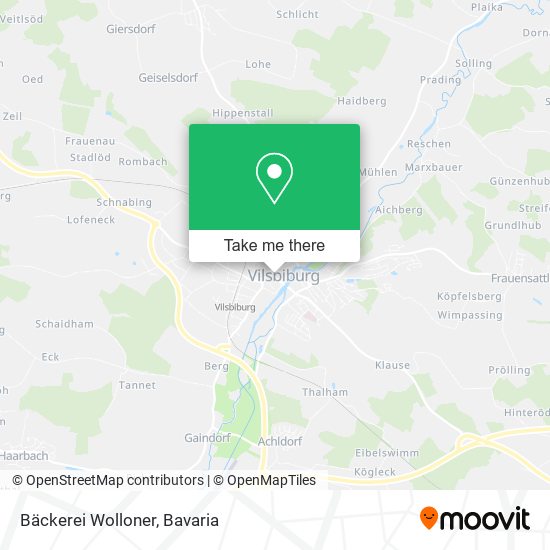 Bäckerei Wolloner map