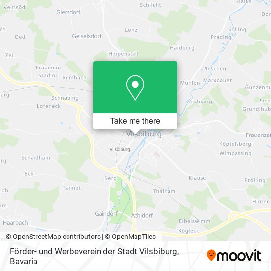 Förder- und Werbeverein der Stadt Vilsbiburg map