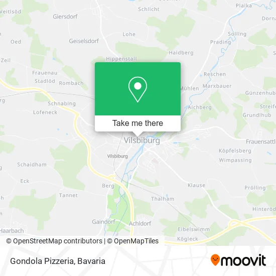 Карта Gondola Pizzeria
