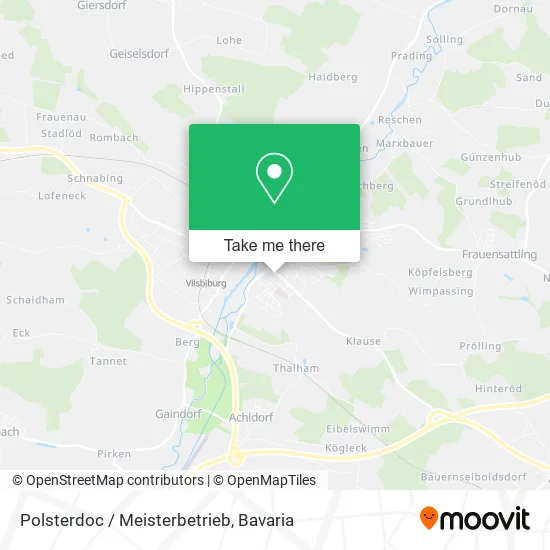 Карта Polsterdoc / Meisterbetrieb