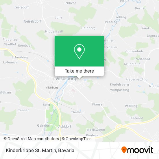 Kinderkrippe St. Martin map