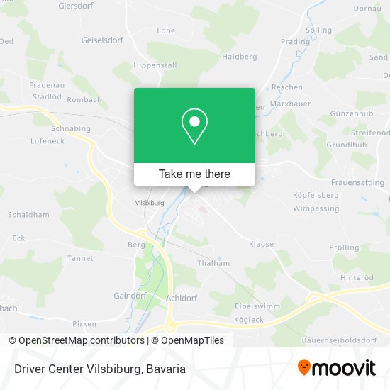 Driver Center Vilsbiburg map