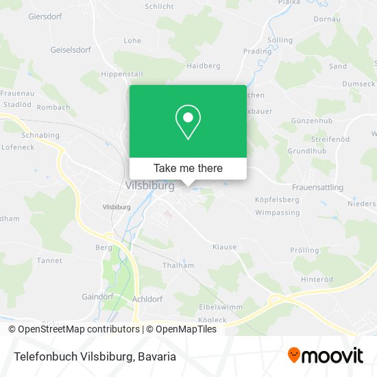 Telefonbuch Vilsbiburg map