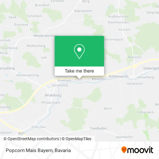 Карта Popcorn Mais Bayern