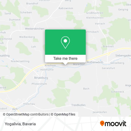 Yogalivia map