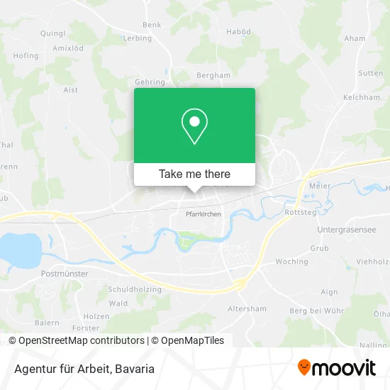 Карта Agentur für Arbeit