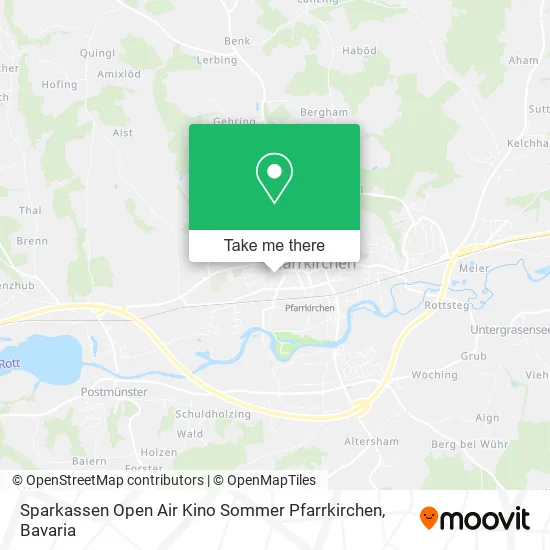 Карта Sparkassen Open Air Kino Sommer Pfarrkirchen