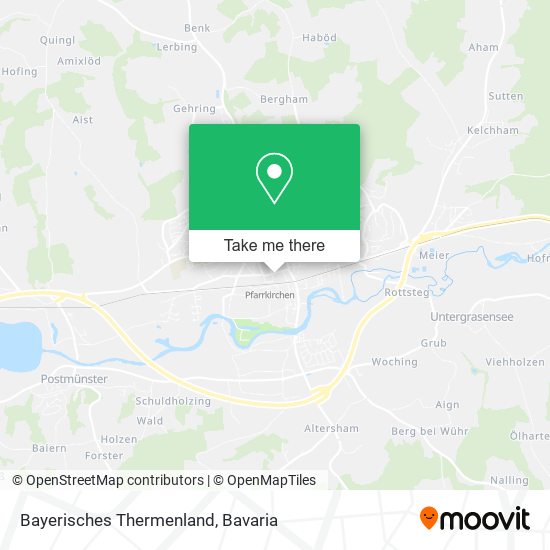 Bayerisches Thermenland map