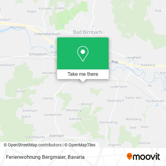 Ferienwohnung Bergmaier map