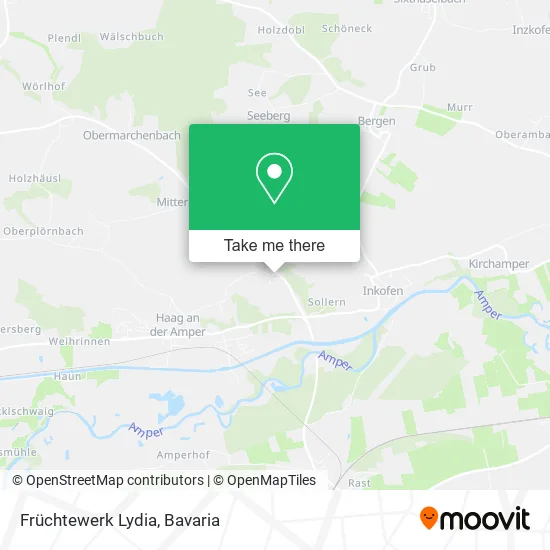Карта Früchtewerk Lydia