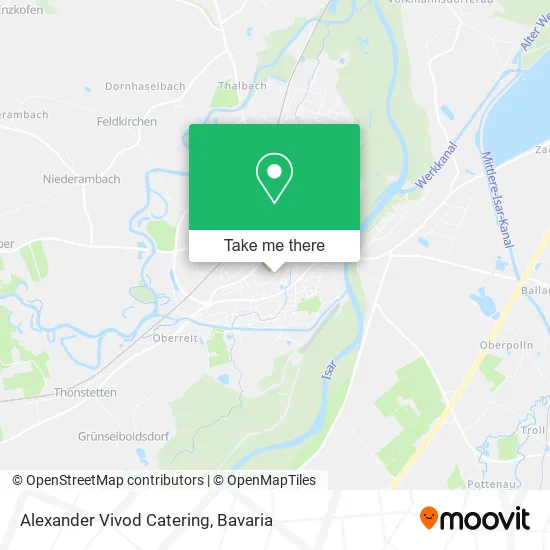 Карта Alexander Vivod Catering