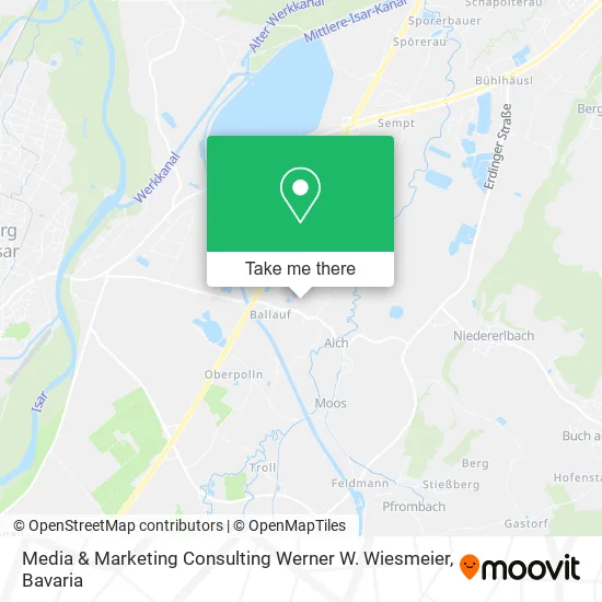 Карта Media & Marketing Consulting Werner W. Wiesmeier