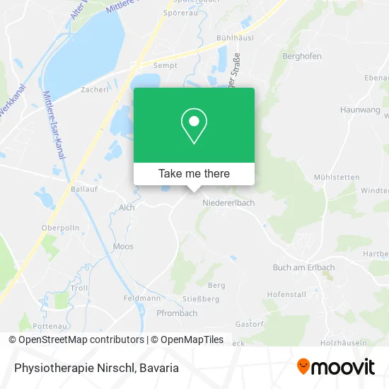 Карта Physiotherapie Nirschl