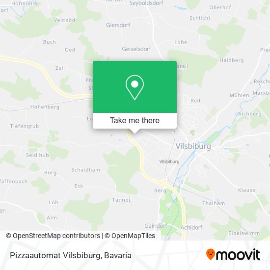 Pizzaautomat Vilsbiburg map