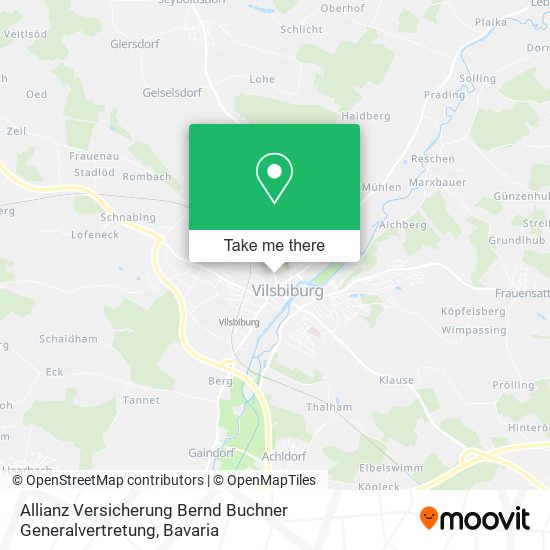 Allianz Versicherung Bernd Buchner Generalvertretung map