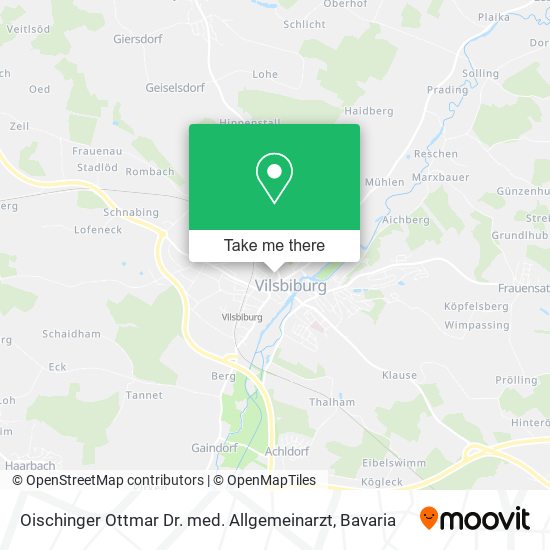 Oischinger Ottmar Dr. med. Allgemeinarzt map
