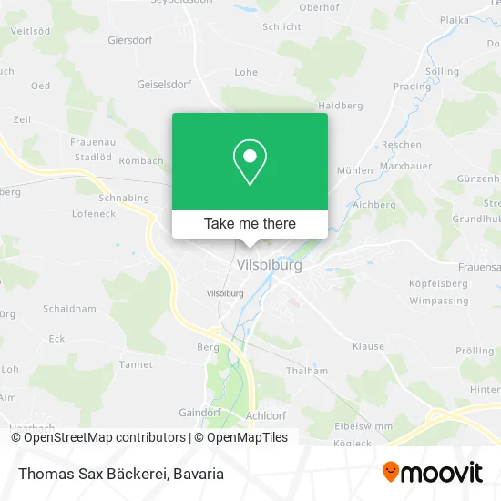 Карта Thomas Sax Bäckerei