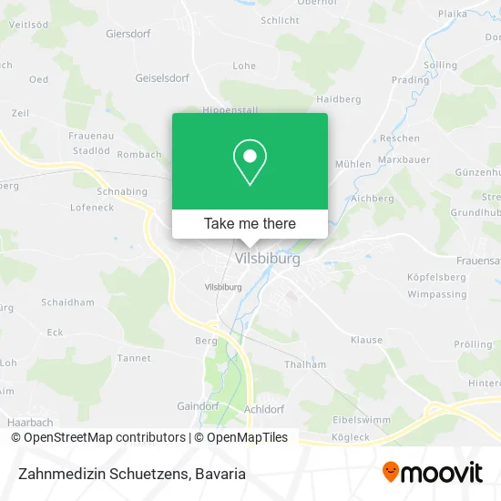 Карта Zahnmedizin Schuetzens