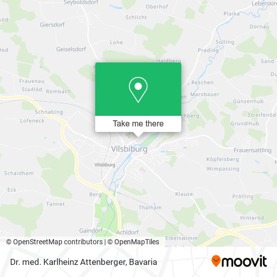Dr. med. Karlheinz Attenberger map