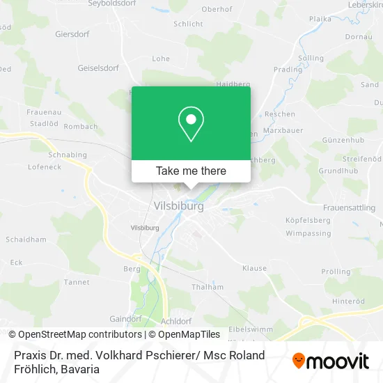 Карта Praxis Dr. med. Volkhard Pschierer/ Msc Roland Fröhlich