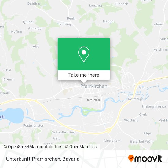 Карта Unterkunft Pfarrkirchen