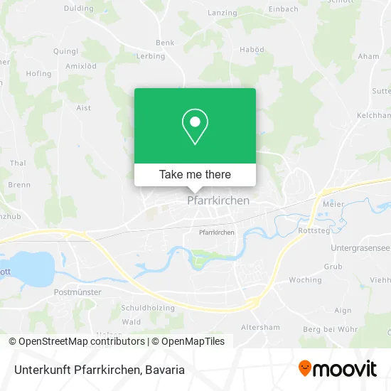 Карта Unterkunft Pfarrkirchen