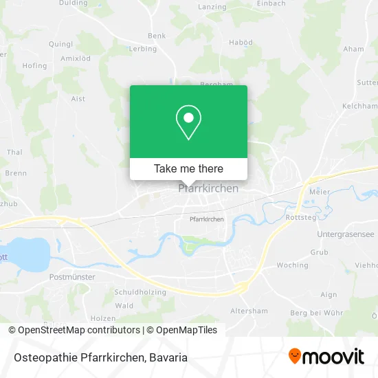 Карта Osteopathie Pfarrkirchen