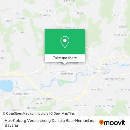 Карта Huk-Coburg Versicherung Daniela Baur-Hempel in