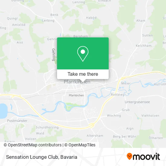 Карта Sensation Lounge Club