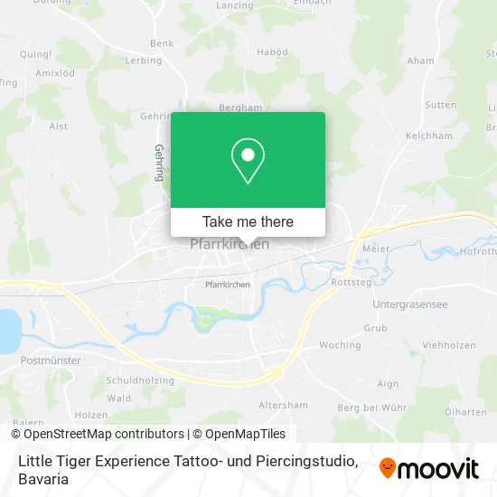 Карта Little Tiger Experience Tattoo- und Piercingstudio