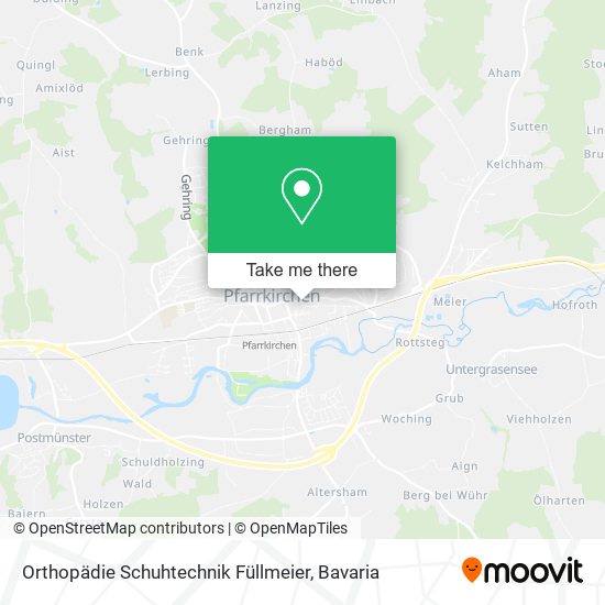 Orthopädie Schuhtechnik Füllmeier map