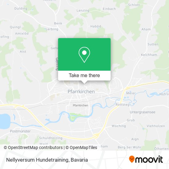 Nellyversum Hundetraining map