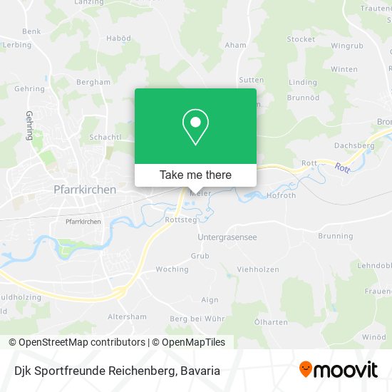 Djk Sportfreunde Reichenberg map