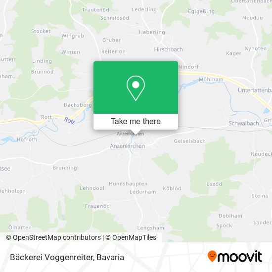 Bäckerei Voggenreiter map